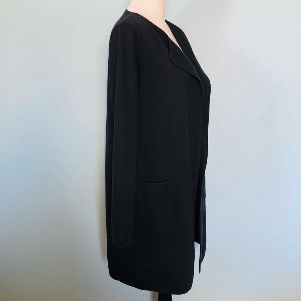 J. Crew 365 Juliette Collarless Sweater-Blazer in Black Size XS - Picture 5 of 9